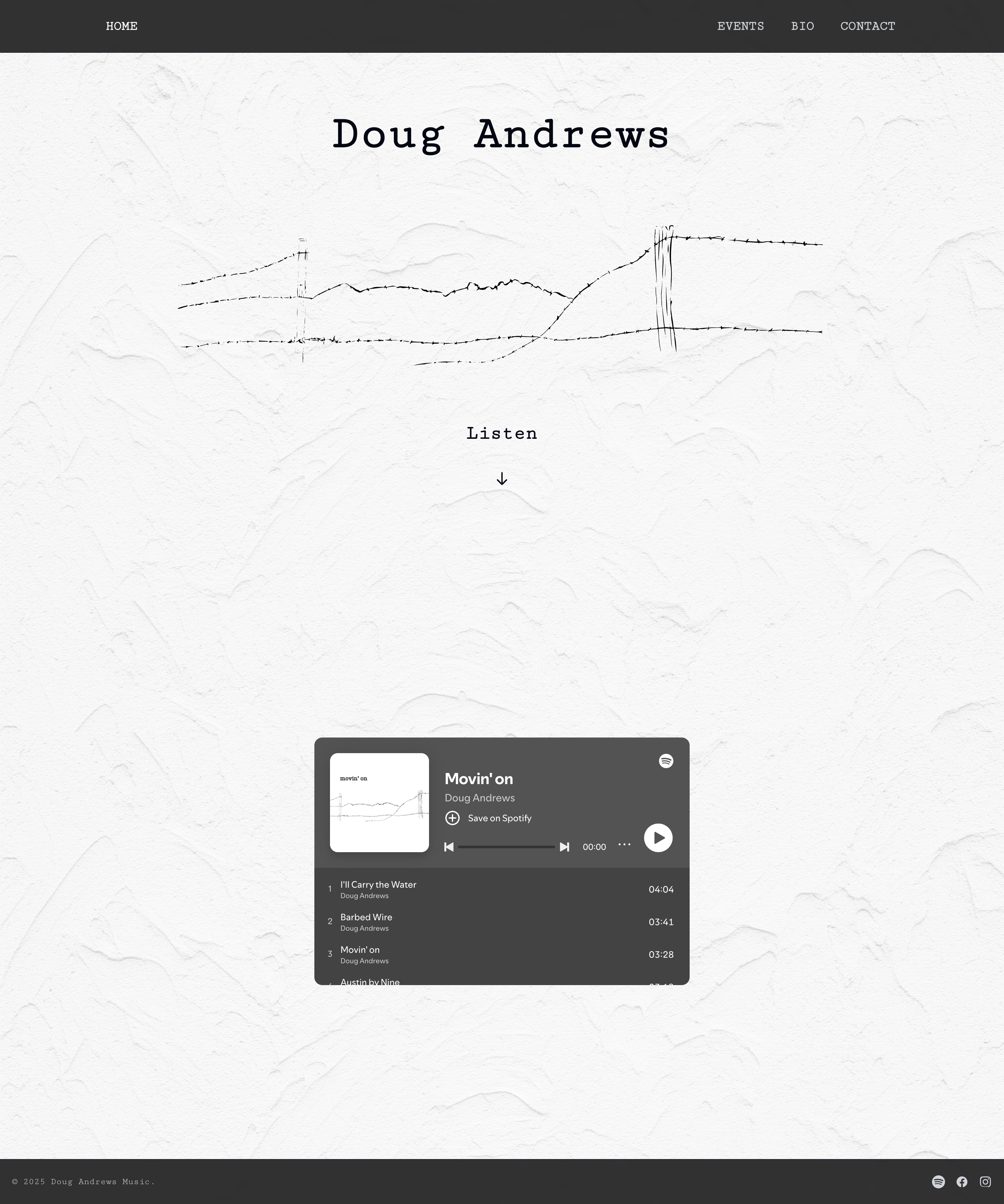 Doug Andrews Musician Website